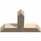 Ekena Millwork Portland Smooth Timber Gable Bracket, Douglas Fir, 36"W x 23"H x 5 1/2"D x 5 1/2"F, 15/12 Pitch GBW036X23X0606POR00SDF - alternate 3